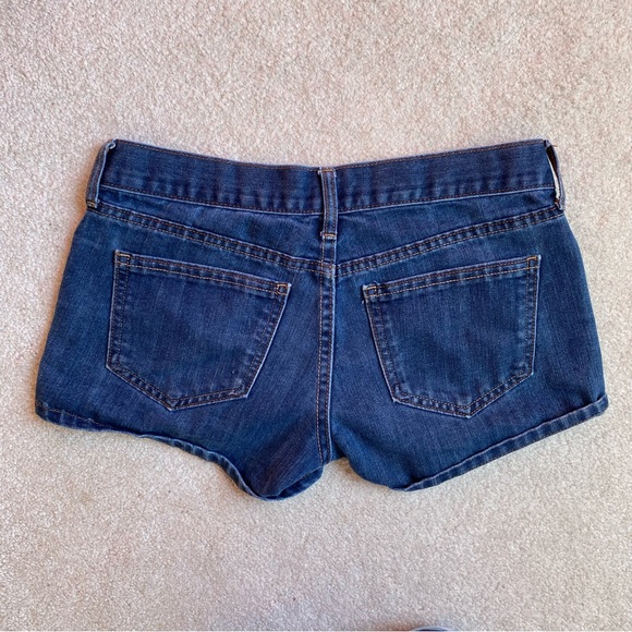 OLD NAVY Diva Low Rise Distressed Denim Jean Shorties Short Blue Size 2 - Picture 9 of 16